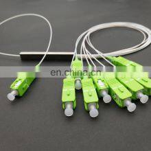 Support Customizaiton Service Splitter Plc sc Apc Fiber Optic Splitter Sc/apc 1x4 0.9mm Diameter 1m Length Plastic Package thumbnail-5