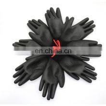 CE Polyurethane Glove High Visibility PU-Coated Gloves Construction Gloves for Hand Protection thumbnail-4