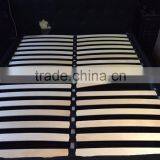 Bedroom Furniture Modern Design Cream Leather Big Bed Modern Bed Designs For Hotel thumbnail-4