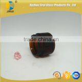 50ml Amber Straighted Sided Cosmetic Jar With Black Lid thumbnail-3