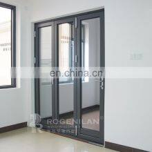 Commercial Interior Patio Aluminum Glass Sliding Folding Door thumbnail-1