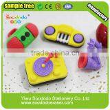Musical Instruments Shaped Erasers for Kids thumbnail-1