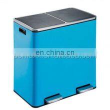 Household Accessories Kitchen Compartment Stainless Steel Recycle Bins thumbnail-1