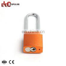 Bulk Rectangular Long Shackle Colorful Aluminium Safety Padlock thumbnail-4