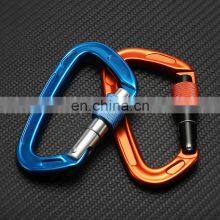 JRSGS Wholesale 24KN Outdoor Custom Logo Shaped Climbing Snap Hook Aluminum Carabiner Hooks S7101B thumbnail-5