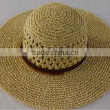 Fashion Design Crochet Paper Hat / Dress Hat / Summer Hat