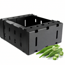 Custom PP Corrugated Plastic Okra and Vegetable Packing Boxes – Wholesale Manufacturer thumbnail-2