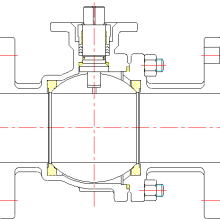 High-Precision Silica Sol Casted Flanged Ball Valve DN15-300, 1.0-10.0MPa, Fire-Proof API607 Certified for Industrial Use (80 Chars) thumbnail-2