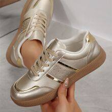 Racing Red Fresh Floral Print Color Block Detail Lace Up Shoes Coffee Faux Suede Leopard Color Block Patchwork Sneakers Women Skateboard Trainner thumbnail-4