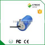 D Size LiSOCl2 Battery With Solder Pins 3.6v ER34615M 16.5Ah Capacity