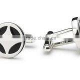 Round Shape Metal Zinc Alloy Cufflink