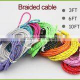 Braided Nylon Magnetic Charging 2.0 Micro USB Cable thumbnail-3