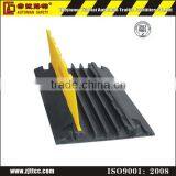 Rubber Duct Cable Protectors With Yellow Plastic Covers thumbnail-2