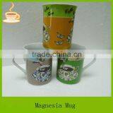 ceramic tea mug with full printing, promotional item with bird design, ceramic souvenirs