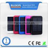 Long Lifetime 5000mah Solar Power Bank for IPhone IPad Samsung HTC BlackBerry Huawei With CE/FCC/RoHS Mark thumbnail-2