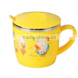 stainless steel plastic cup for children