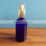 50ml Blue Essential Oil Bottle With Basket Dropper thumbnail-1