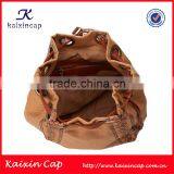 Small Quantity Acceptable High Quality Wholesale Custom Leather Strap Backpack Production thumbnail-6