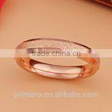 Top Quality Matte Ring 18K Rose Gold Plated Fashion Titanium Steel Full Sizes Women Ring Wholesale thumbnail-6