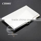 High Polished Mirror Effect Stainless Steel Blank Silver Metal Credit Card Holder thumbnail-6