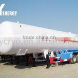 Customizable Cryogenic LNG LOX LCo2 Tank Semi-Trailer for Transportation thumbnail-2