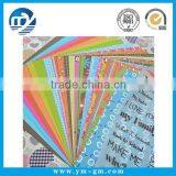 Custom Hand DIY Paste Album Paper, Color Scrapbook Kit Paper