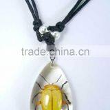 Real Baltic Insect Amber Bead Necklace Design thumbnail-6