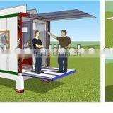 Mobile container show room/cafe shop/house/home/office for sale