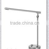 UL Approved Hotel Metal Brushed Nickel Adjustable Desk Table Lamp With Metal Shade XC-H016 thumbnail-1