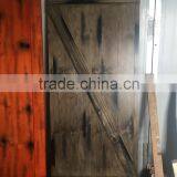 New Design Antique Sliding Solid Pine Wood Door Slab for us Market Supplier's Choice thumbnail-5