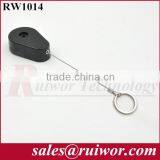 Drop-shaped Retractable Anti-theft Pulling-box With Key Ring End Connector for Retail Product Positioning thumbnail-3