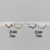 Hot Sell Mini Gold & Silver Nail Studs Arrow/heart/star/rhombus thumbnail-3