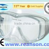Scuba Frameless Tempered Glass Diving Mask With Ce Certificates