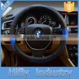 HF-CT136 Factory Supply Directly Real Leather Car Steering Wheel Cover High Quality Universal Fashion Steering Wheel Cover