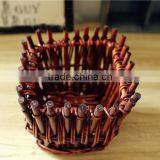 2016 New Wicker Vintage Vase Willow Vase Flower Vase Home Decoration Flower Vase thumbnail-3