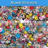 HD-049 Car Body Side Design Bomb Sticker Automobiles & Motorcycles thumbnail-2