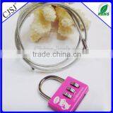 Travel Luggage Combinaiton Retractable Cable Password Locks thumbnail-1