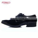 Patent Leather Lace-up Mens Derby Shoes thumbnail-2