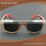 Polarized Skateboard Colorful Wood Eyeglasses Wood Polarized Glasses thumbnail-1