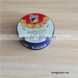 hot sale promotioanl round cookie tin can