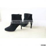 S902 Italian Style Real Suede Upper Size Range 35-42 Elegant Design Zipper up Women Ankle Boots With Pointy Toe Shape thumbnail-1