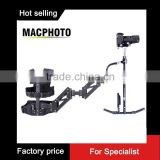 Factory price !Pro- photographic equipment 3 Dual-arm Steadycam rig dslr