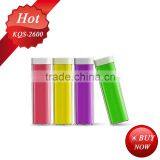 New Lipstick 2600mah Power Bank Alkaline thumbnail-3