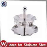 2 Tier Stainless Steel Flower Shape Cake Stand thumbnail-1