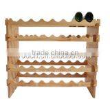 Wooden Rack Custom Wine Display Shelf for Sale