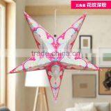 Wedding Decoration Home Decoration Handmade Shining Star Lamp Paper Star Lantern Glitter Star Lamp Led Decoration Light thumbnail-3