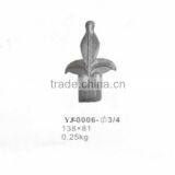 Wrought Iron Fence Spear ( Factory &ISO9001)