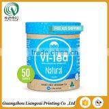 OEM Matt Lamination Printed Kraft Paper Tea Packaging Round Storage Box thumbnail-4