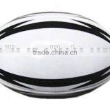wholesale PVC/PU white funny pvc rugby ball