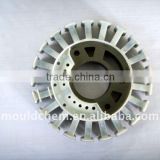 Stator stamped core lamination for injection motor